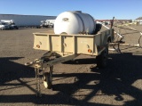 Military Single Axle Spray Trailer w/11HP EMC Pump 27' Folding Booms , Asset #: Precinct 4