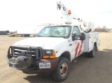 2003 Ford F-350 Single Cab Service Bucket Truck 4x4 Triton V10 , Fuel Type: G , Transmission: Automa