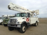 2006 International 7400 Chassis with Aerial Lift Hi-Ranger 55' Double Bucket Lift, Serial no. 205092