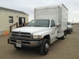 2000 Dodge Ram 3500 Single Cab Box Truck RWD Magnum V8 , Fuel Type: G , Transmission: Automatic , Co