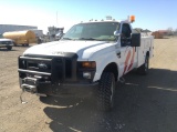 2008 Ford F-350 Single Cab w/ Utility Body 4X4 V10 , Fuel Type: G , Transmission: Automatic , Color: