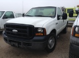 2007 Ford F-350 Super Duty Truck RWD V8, 5.4L , Fuel Type: G , Transmission: 0 , Color: White , ODO