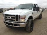 2009 Ford F-250 Super Dut Pickup Truck 4X4 V8, 6.4L T , Fuel Type: D , Transmission: 0 , Color: Whit