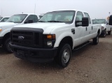 2010 Ford F-250 Super Duty Truck 4X4 V8, 5.4L , Fuel Type: G , Transmission: 0 , Color: White , ODO