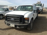 2008 Ford F-250 Super Duty Truck RWD V8, 5.4L , Fuel Type: G , Transmission: 0 , Color: White , ODO