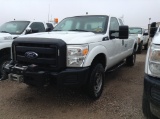 2012 Ford F-250 Super Duty Truck 4X4 V8, 6.2L , Fuel Type: F , Transmission: A6 , Color: White , ODO