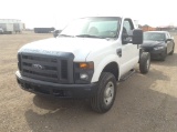 2009 Ford F-250 Cab and Chassis Truck 4x4 v8 , Fuel Type: G , Transmission: Automatic , Color: White