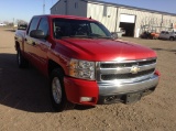 2007 Chevrolet Silverado Pickup Truck 4WD V8, 5.3L , Fuel Type: F , Transmission: A4 , Color: Red ,