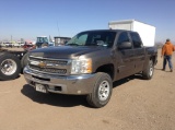 2013 Chevrolet Silverado Pickup Truck 4X4 V8, 5.3L , Fuel Type: F , Transmission: A6 , Color: Gray ,