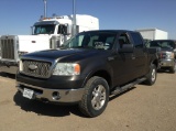2007 Ford F-150 Pickup Truck 4WD V8, 5.4L , Fuel Type: F , Transmission: A4 , Color: Gray , ODO Read