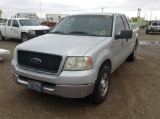 2004 Ford F-150 Pickup Truck RWD V8, 4.6L , Fuel Type: G , Transmission: A4 , Color: Silver , ODO Re
