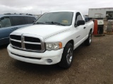 2005 Dodge Ram Pickup 150 Pickup Truck RWD V6, 3.7L , Fuel Type: G , Transmission: 0 , Color: White