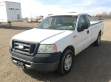 2007 Ford F-150 Pickup Truck RWD V6, 4.2L , Fuel Type: G , Transmission: 0 , Color: White , ODO Read