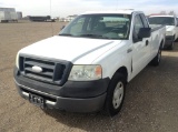 2007 Ford F-150 Pickup Truck RWD V6, 4.2L , Fuel Type: G , Transmission: 0 , Color: White , ODO Read