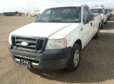 2007 Ford F-150 Pickup Truck RWD V6, 4.2L , Fuel Type: G , Transmission: 0 , Color: White , ODO Read