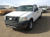 2008 Ford F-150 Pickup Truck 4X2 V6, 4.2L , Fuel Type: G , Transmission: 0 , Color: White , ODO Read