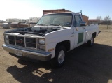 1987 GMC R/V 1500 Series Pickup Truck RWD V6, 4.3L , Fuel Type: G , Transmission: 0 , Color: White ,