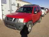 2008 Nissan Xterra SUV SUV 4X4 V6, 4.0L , Fuel Type: G , Transmission: M6 , Color: Red , ODO Reads: