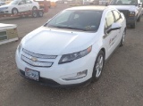 2012 Chevrolet Volt Hatchback Car FWD I4, 1.4L , Fuel Type: I , Transmission: A1 , Color: White , OD