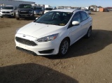 2017 Ford Focus Sedan Car FWD I4, 2.0L , Fuel Type: F , Transmission: A6 , Color: White , ODO Reads: