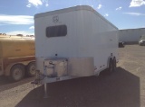 2006 Cargo Van Trailer , Length: 18' , Tandem , Pintle Hook , Color: White , Asset #: R202 , VIN: 49