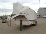 Homemade Enclosed Shop Trailer , Length: 16' , Tandem , Gooseneck , Color: White , VIN: TR180109 *NO
