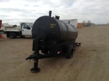 Shop Made Tanker Trailer , Length: 16' , Tandem , Bumper Hitch , Color: Black