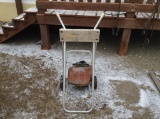 Trolling Motor Stand and Fuel Can