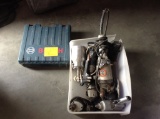 Box of Assorted Electric Tools