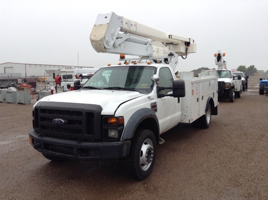 2008 Ford F-550 Single Cab Service Bucket Truck