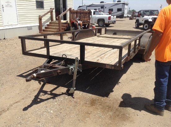 Shopmade Flatbed Utility Trailer