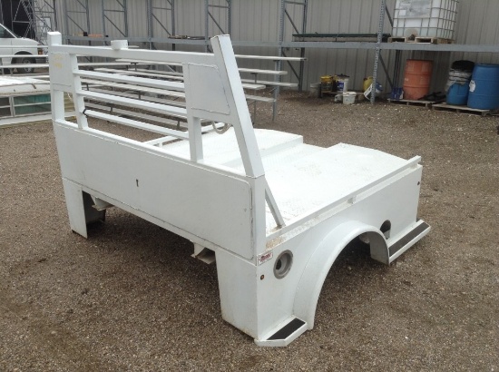 7' White Welding Flatbed for Truck