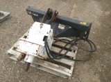Hydraulic Auger Attachment to Bobcat Skid Steer