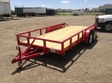 2019 TOPLINE TLU 16 Utility Trailer