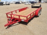 2019 TOPLINE TLU 16 Utility Trailer