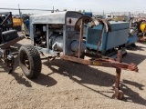 Shop Made Trailer w/ Lincoln Welder Model 162