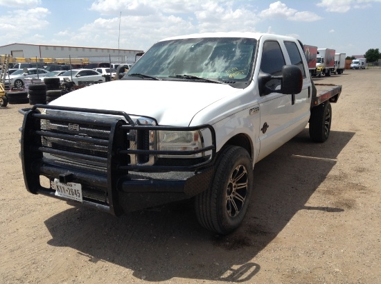 2006 Ford F-250 Super Dut Pickup Flatbed Truck