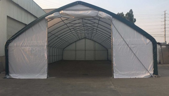 30'x50'x16' Straight Wall Peak Shelter