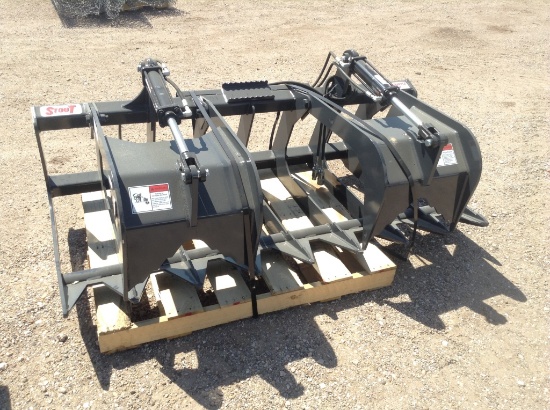 Unused Stout HD72-8 Skid Mount Brush Grapple