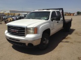 2009 GMC Sierra 3500HD Pickup Flat Bed Truck