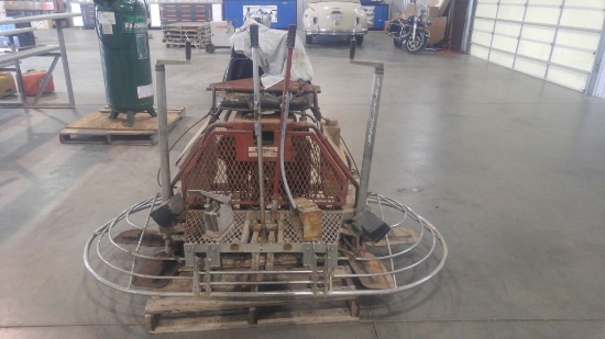 Riding Concrete Trowel