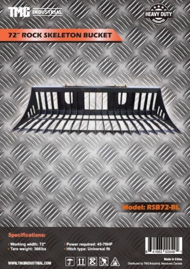 72'' Skid Steer Skeleton Bucket