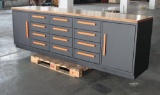 10FT Heavy Duty Work Bench with Bamboo Table Top