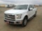 2016 Ford F-150 Pickup Truck 4X4 V6, 2.7L TT , Fuel Type: G , Transmission: A6 , Color: White , ODO 
