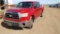 2011 Toyota Tundra Pickup Truck 4X4 V8, 5.7L , Fuel Type: F , Transmission: A6 , Color: Red , ODO Re