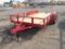 2019 Topline Utility Trailer , Length: 16' , Tandem , Bumper Hitch , Color: Red , VIN: 4UMTU1622KM00