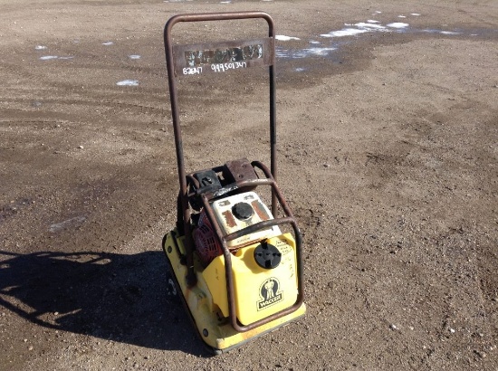 Wacker WP1550AW Plate Compactor w/Wheel Kit