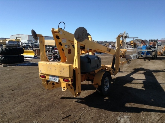 Bil Jax Telescoping Trailer , Single , 2'' Bumper Pull , Color: Yellow , VIN: 36T10-00085