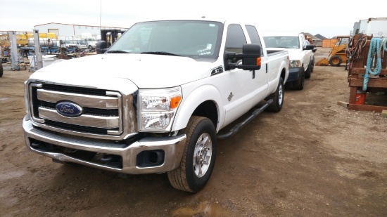 2015 Ford F-250 Super Dut Pickup Truck 4X4 V8, 6.7L T , Fuel Type: B , Transmission: A6 , Color: Whi