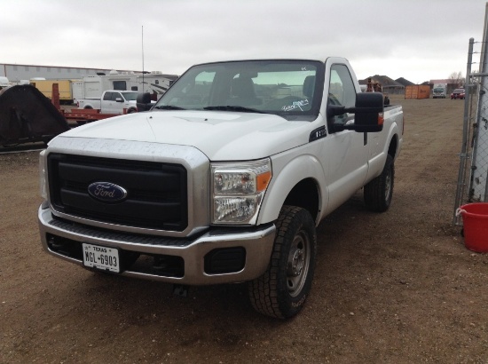 2015 Ford F-350 Super Dut Pickup Truck 4X4 V8, 6.2L , Fuel Type: F , Transmission: A6 , Color: White